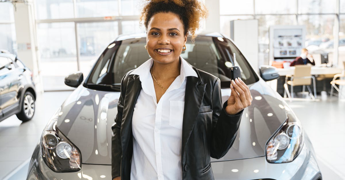 Buying a car in Mexico as a non-resident - Smiling Woman Bought a Brand New Car Buying a car in Mexico as a non-resident - Smiling Woman Bought a Brand New Car