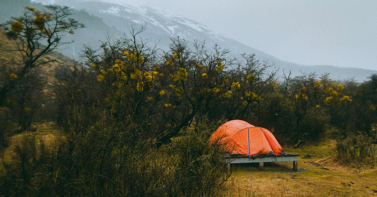 Camping in French National Parks - Photo of Tent Surrounded by Plants Camping in French National Parks - Photo of Tent Surrounded by Plants