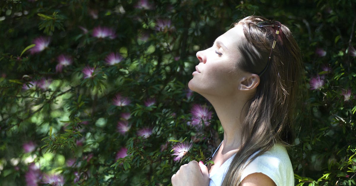 Can a Canadian passport holder in transit at Heathrow terminal 5 go to land side and return to air side - Woman Closing Her Eyes Against Sun Light Standing Near Purple Petaled Flower Plant
