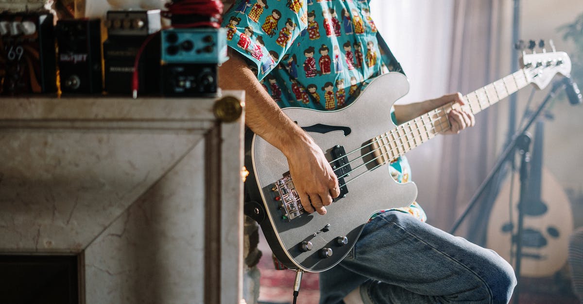 Can a musician bring his used electronic organ to Indonesia [closed] - Woman in Red Blue and White Plaid Button Up Shirt Playing Electric Guitar