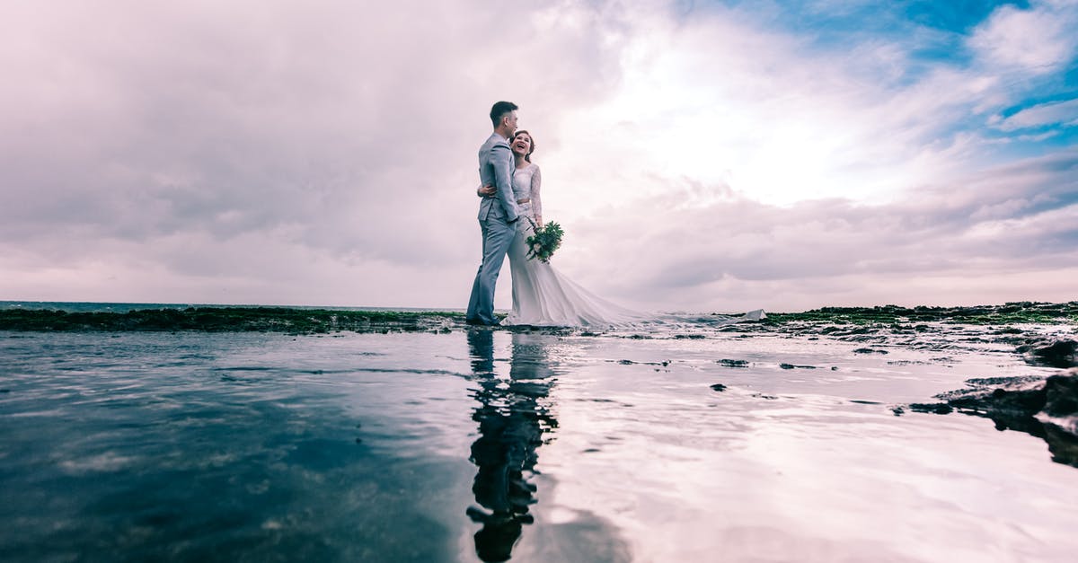 Can a transnational marriage be performed over international waters? - Man in Gray Dress Suit Jacket Embraces Woman Wearing Wedding Gown Can a transnational marriage be performed over international waters? - Man in Gray Dress Suit Jacket Embraces Woman Wearing Wedding Gown