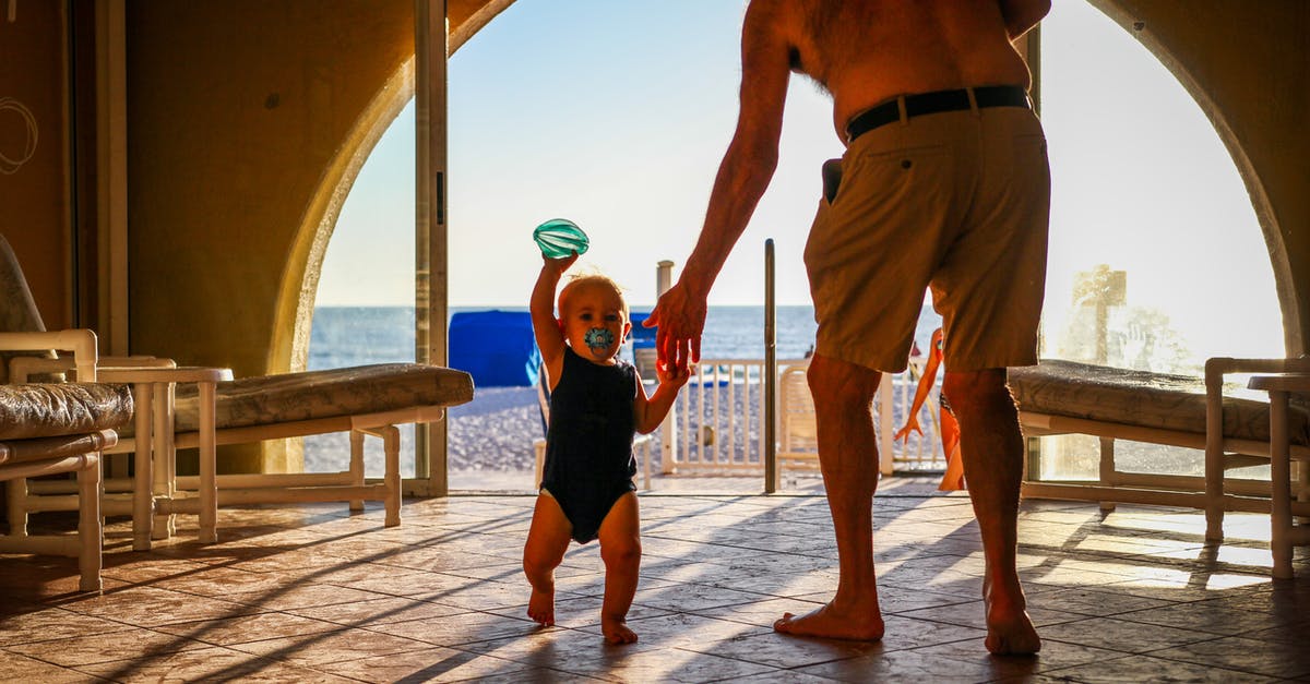 Can an infant travel anywhere on a parent's passport? - Adult man with toddler on resort Can an infant travel anywhere on a parent's passport? - Adult man with toddler on resort