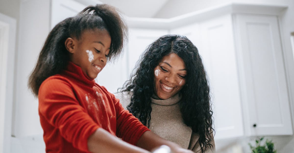 Can anyone help me with exact dep/landing times of specific historical flight? [duplicate] - Cheerful messy African American child with flour on face cooking with parent at home