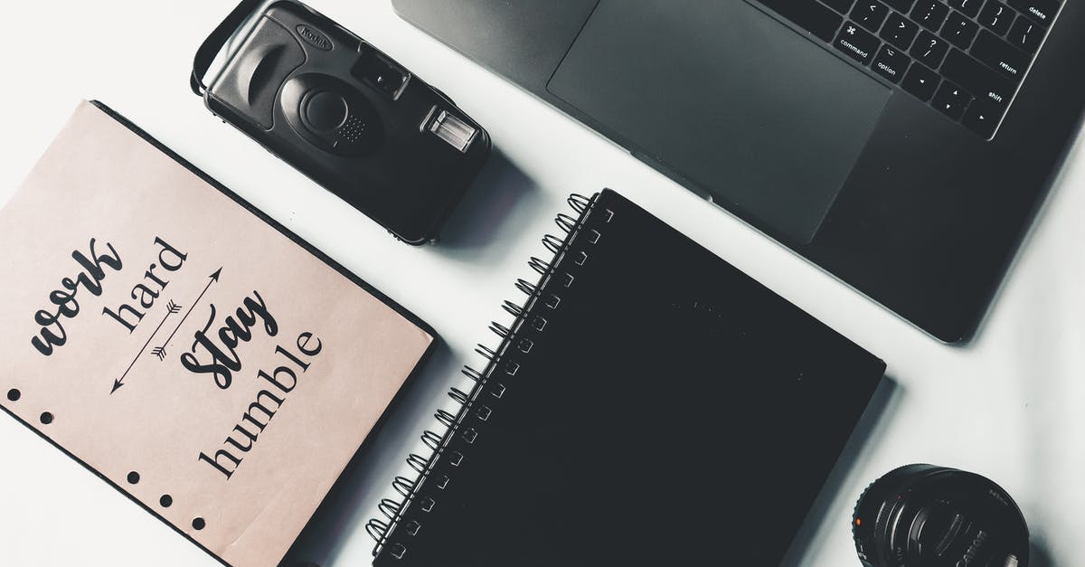 Can anyone provide my the sample cover letter or can assist my what and how to write cover letter? [duplicate] - Flat lay of modern black laptop with film photo camera and notebooks placed on white table