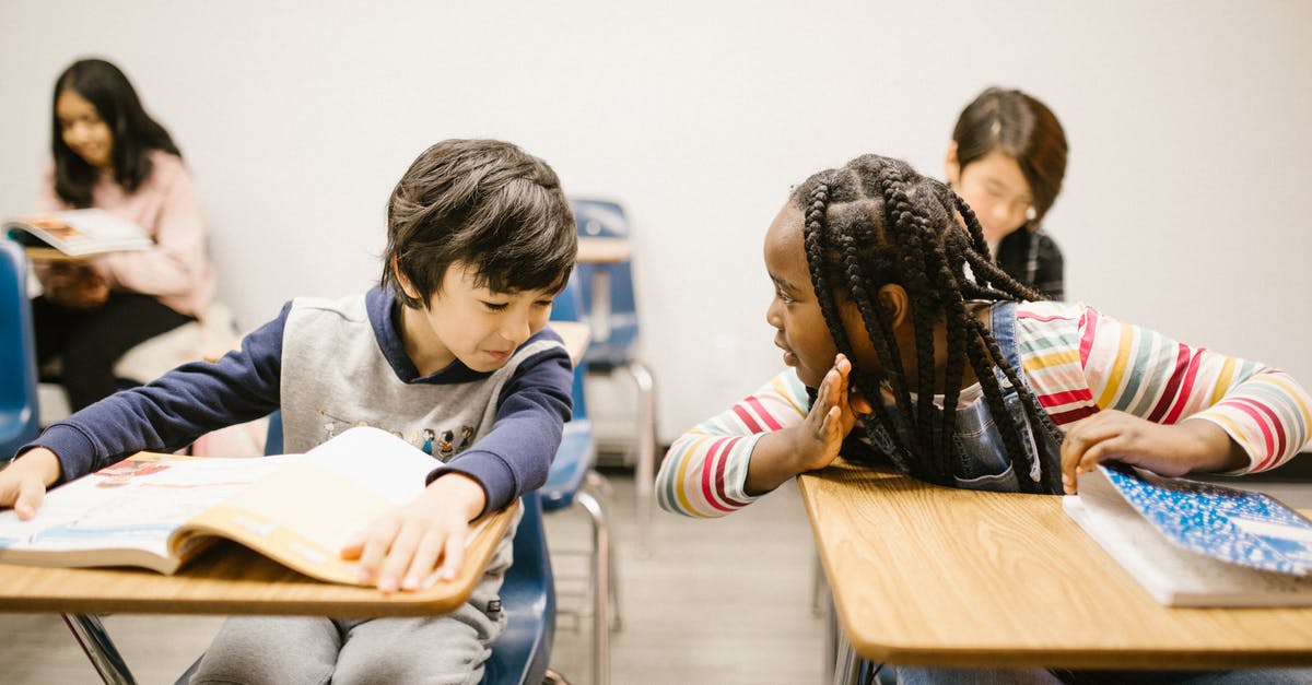 Can European Children attend public or private school in the US? [duplicate] - Two Students Gossiping With One Another