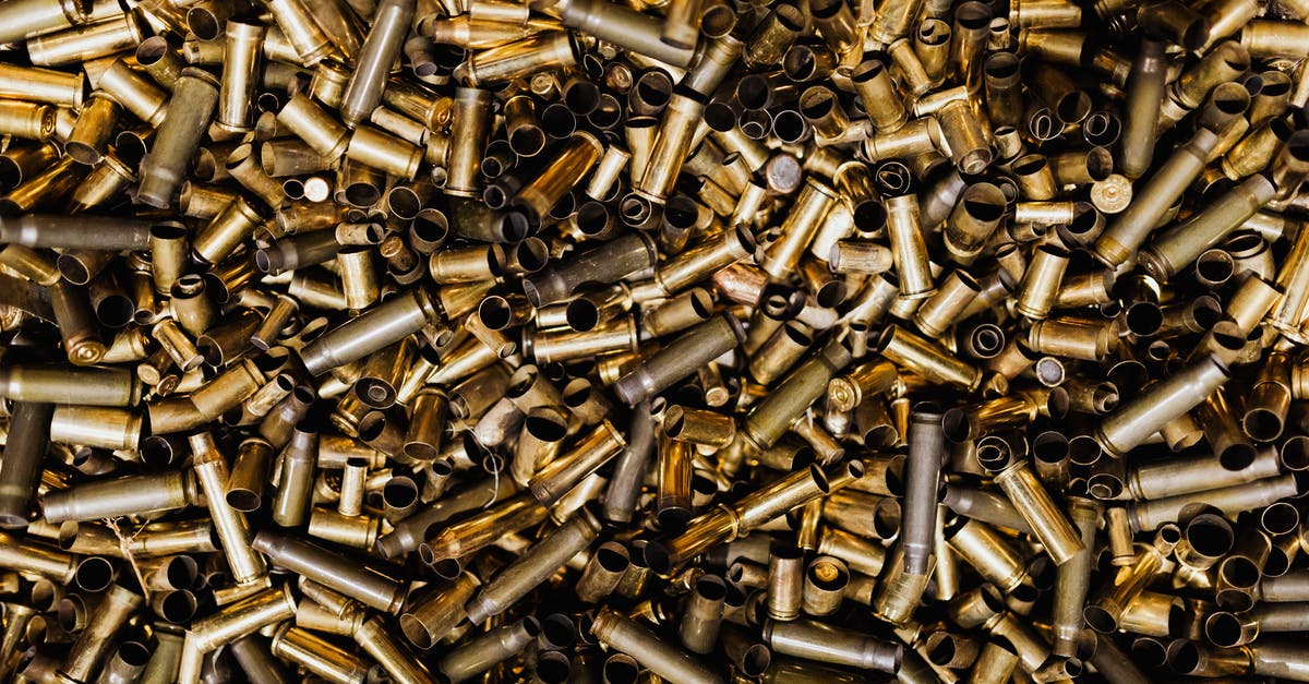 Can I bring empty bullet shell casings (spent ammo) in checked luggage on an international flight? - A Pile of Empty Bullet Cartridge Cases Can I bring empty bullet shell casings (spent ammo) in checked luggage on an international flight? - A Pile of Empty Bullet Cartridge Cases