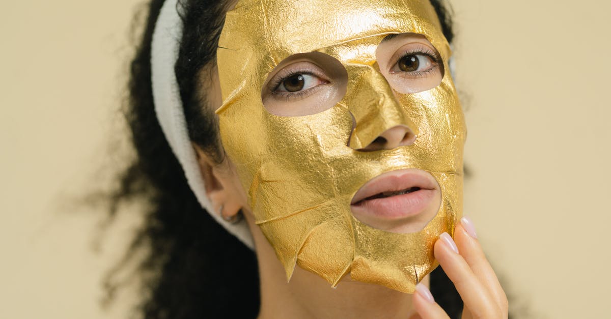 Can I bring gold sheet face masks in my carry on? - A Woman with a Gold Mask on Her Face Can I bring gold sheet face masks in my carry on? - A Woman with a Gold Mask on Her Face