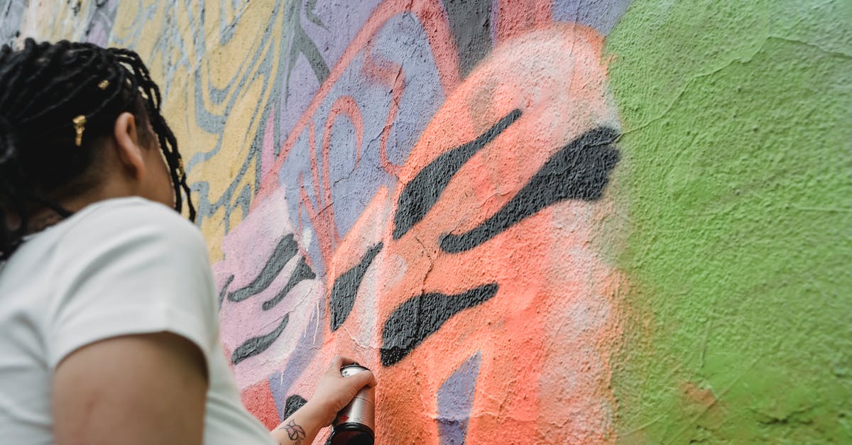 Can I consign my pepper spray from Canada to China? - From below side view of anonymous female artist in casual wear and black braided hair painting graffiti on colorful wall Can I consign my pepper spray from Canada to China? - From below side view of anonymous female artist in casual wear and black braided hair painting graffiti on colorful wall