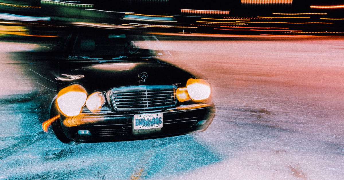 Can I drive my own car with mexican plates in Canada? For how long? - Black Mercedes-benz Car