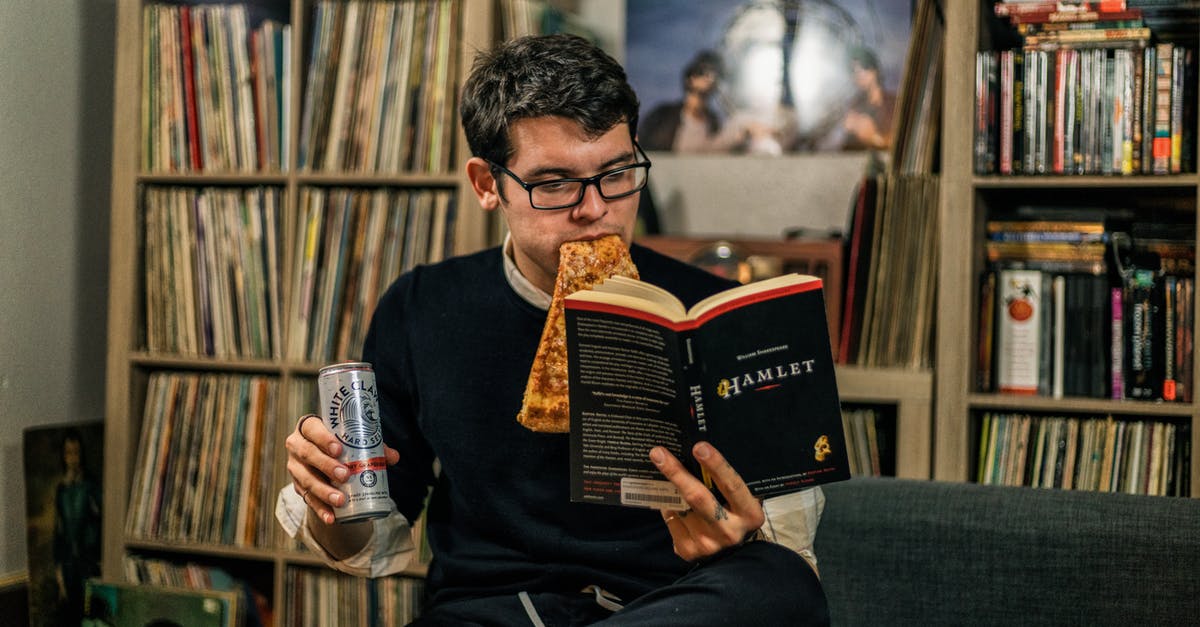 Can I eat only a crème brûlée in Paris? - A Man Eating Pizza Reading a Book of Hamlet Can I eat only a crème brûlée in Paris? - A Man Eating Pizza Reading a Book of Hamlet