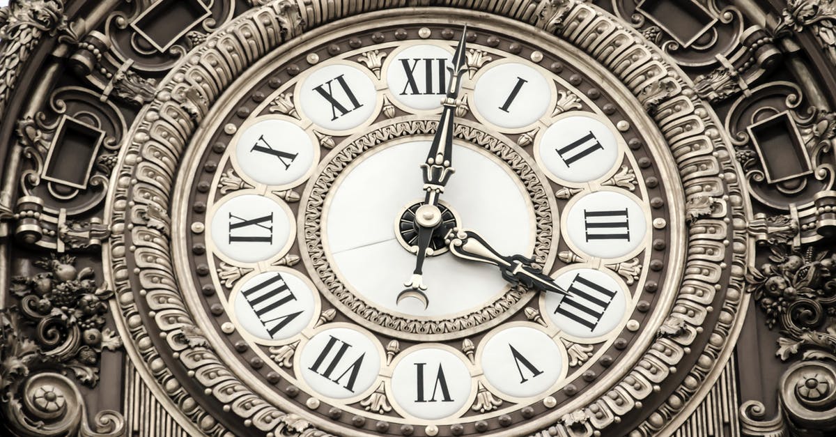 Can I enter Germany any time during my D visa validity? [closed] - Roman Numeral Round Analog Clock at 4:02