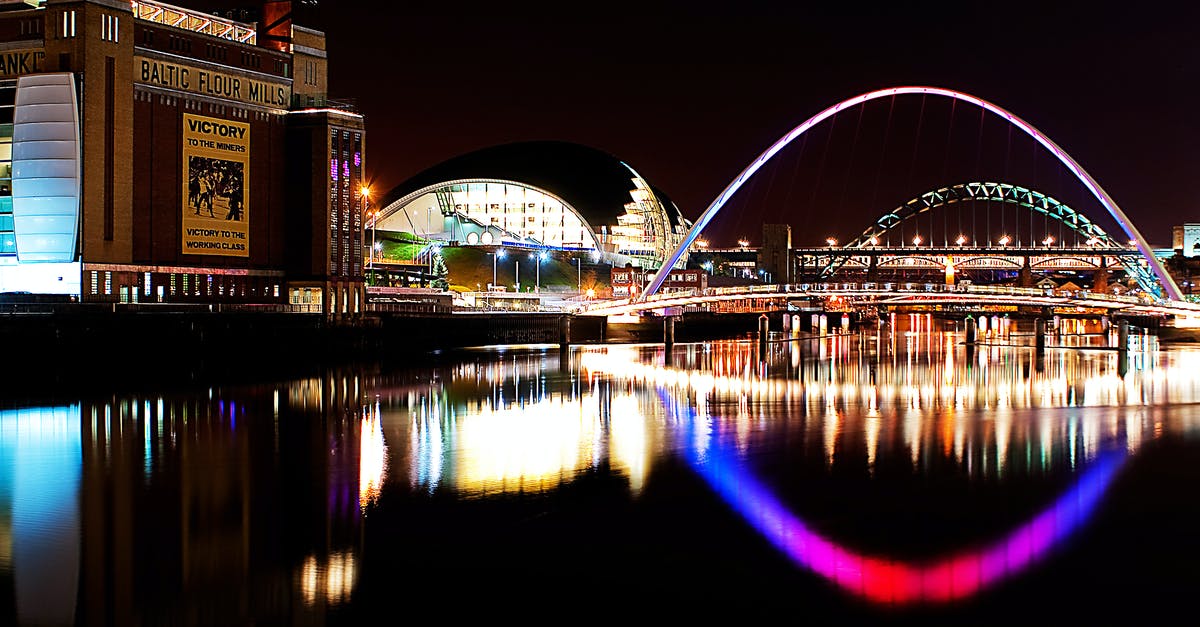 Can I enter the UK the night before my visa start date? - Building Beside Bridge at Night