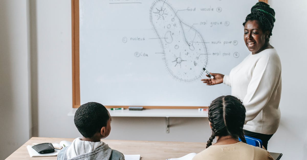 Can I enter the US under the VWP scheme if I'm attending a computer science conference as a student volunteer? - Happy experienced African American teacher showing scheme of Infusoria on whiteboard to young students Can I enter the US under the VWP scheme if I'm attending a computer science conference as a student volunteer? - Happy experienced African American teacher showing scheme of Infusoria on whiteboard to young students