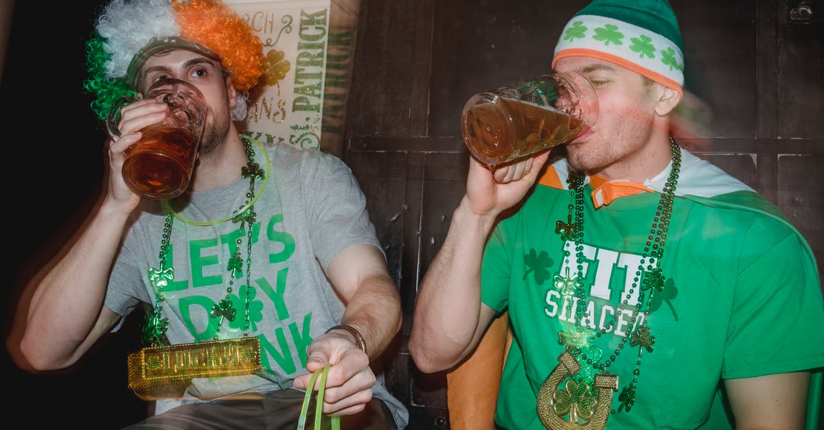 Can I fly out of Ireland to my home (India), having entered Ireland via the UK on a UK/Irish visa programme? - Delighted young friends wearing Irish national symbols emerald green hat and party wig in flag colors and necklace and neon green glow sticks drinking beer while enjoying Saint Patrick Day celebration Can I fly out of Ireland to my home (India), having entered Ireland via the UK on a UK/Irish visa programme? - Delighted young friends wearing Irish national symbols emerald green hat and party wig in flag colors and necklace and neon green glow sticks drinking beer while enjoying Saint Patrick Day celebration