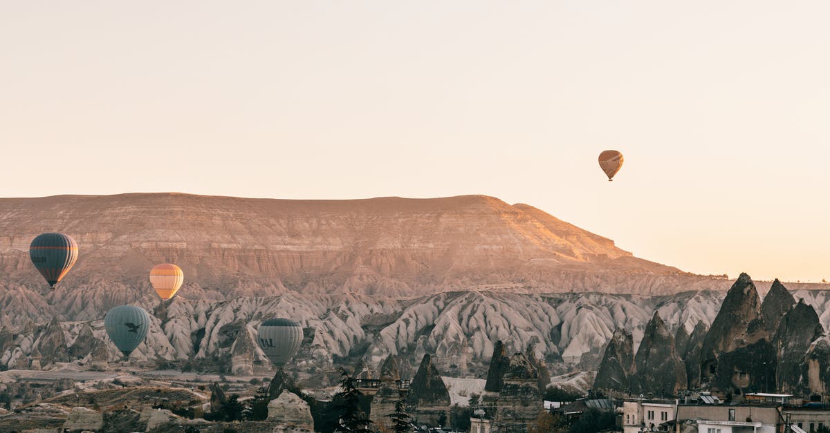 Can I fly with a Christmas turkey on a domestic flight within the UK? - Picturesque scenery of hot air balloons racing over town placed among rocky formations in Cappadocia in Turkey at sunrise Can I fly with a Christmas turkey on a domestic flight within the UK? - Picturesque scenery of hot air balloons racing over town placed among rocky formations in Cappadocia in Turkey at sunrise