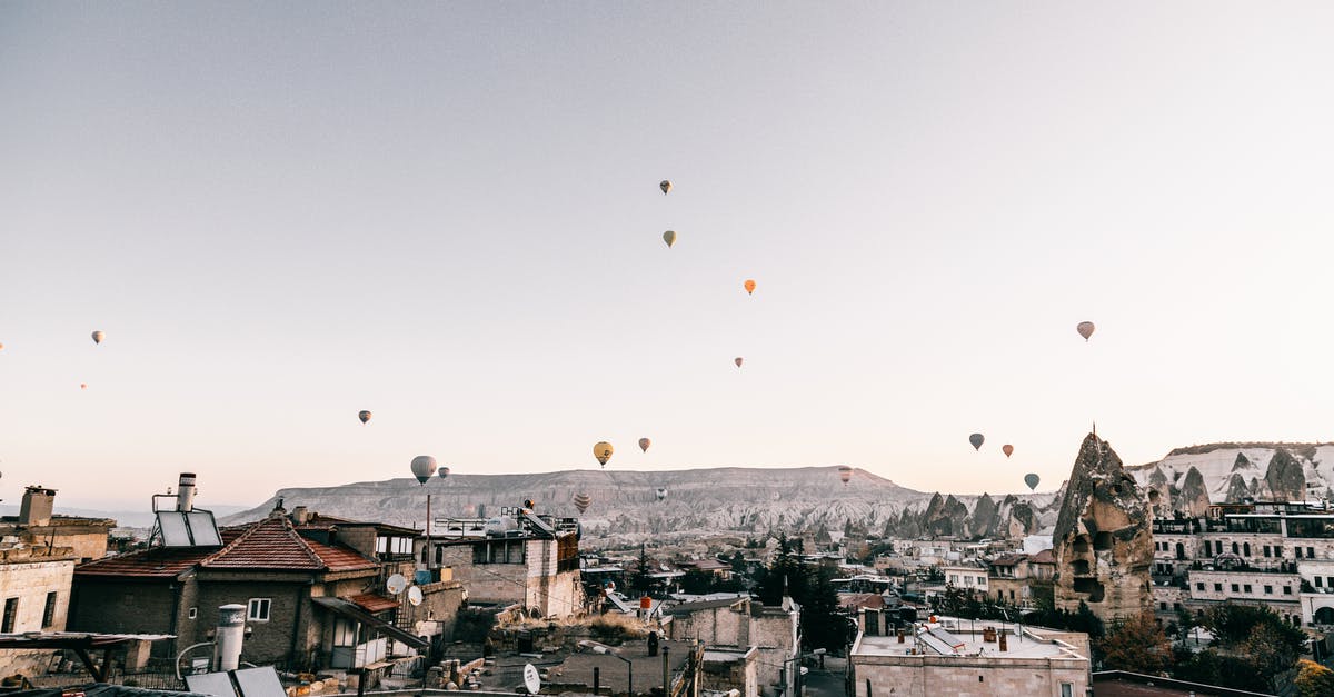 Can I fly with a Christmas turkey on a domestic flight within the UK? - Hot air balloons flying over picturesque town Can I fly with a Christmas turkey on a domestic flight within the UK? - Hot air balloons flying over picturesque town