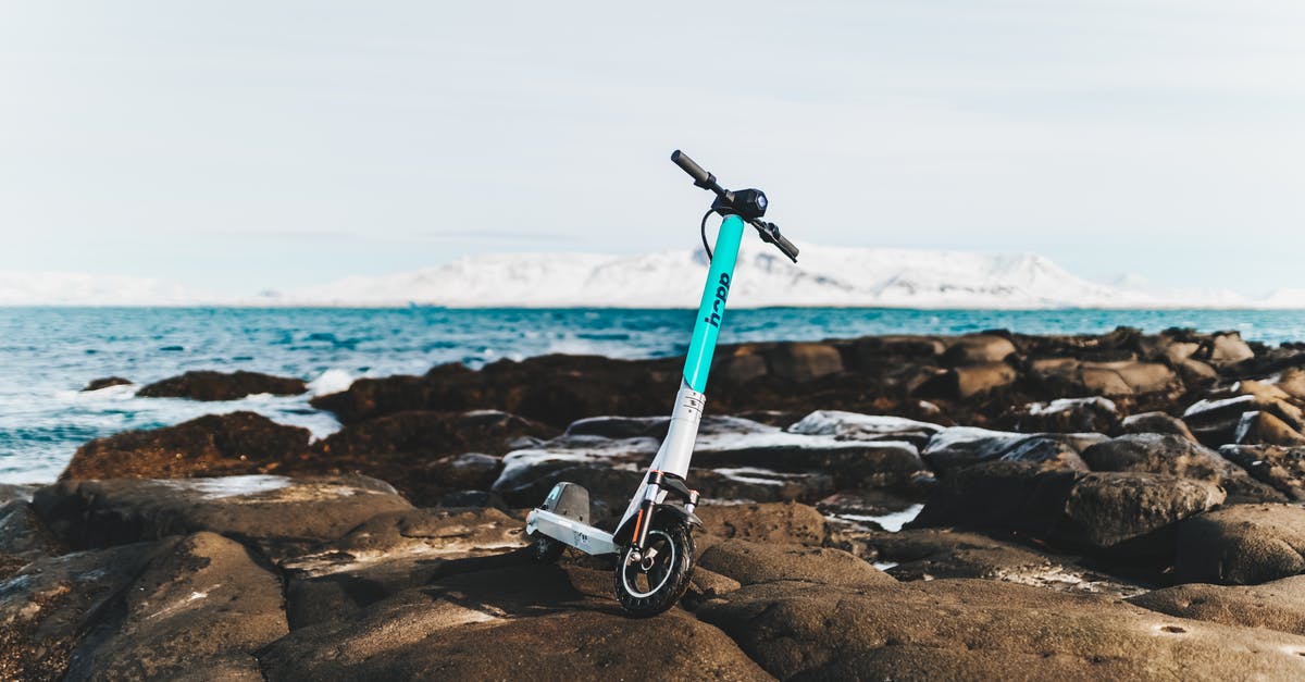 Can I hire a mobility scooter in Dortmund? - An Electric Scooter on the Seashore Rocks