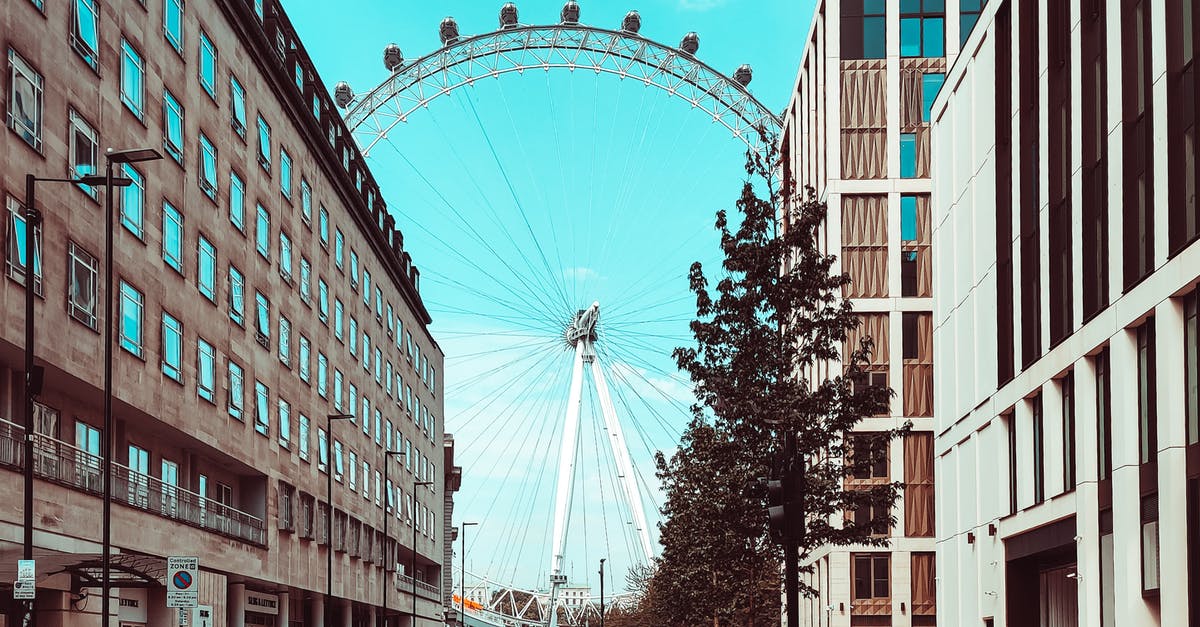 Can I insure a US visitor on my UK Vehicle? - Modern building facades near Ferris wheel under blue cloudy sky Can I insure a US visitor on my UK Vehicle? - Modern building facades near Ferris wheel under blue cloudy sky