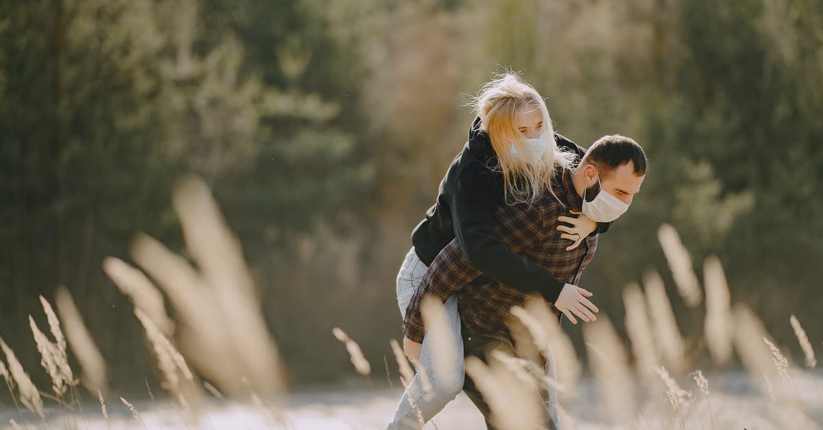 Can I make a leisure trip to California (vacation) in the current covid-19 situation as of 2021, will my quarantine be monitored? - Young man in mask carrying piggyback woman along spring forest Can I make a leisure trip to California (vacation) in the current covid-19 situation as of 2021, will my quarantine be monitored? - Young man in mask carrying piggyback woman along spring forest