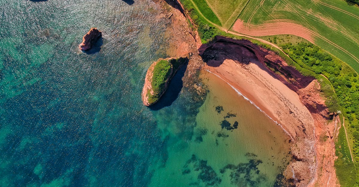 Can I travel to the UK one day before my visa starts? - Aerial View of Green and Brown Land