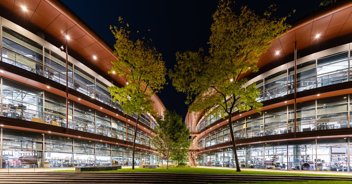 Can my UK university have my US visa cancelled? - James H. Clark Center at Night Can my UK university have my US visa cancelled? - James H. Clark Center at Night