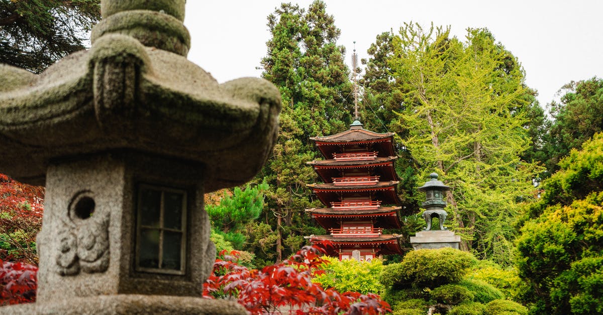 Can tourists meet mikos (Japanese Shinto shrine priestesses)? - Pagoda and Stone Lantern in Japanese Garden Can tourists meet mikos (Japanese Shinto shrine priestesses)? - Pagoda and Stone Lantern in Japanese Garden