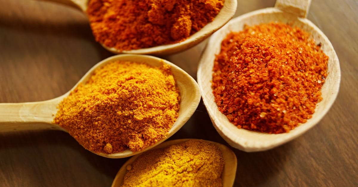 Can you bring chili powder into the US? - Four Assorted Spices On Wooden Spoons Can you bring chili powder into the US? - Four Assorted Spices On Wooden Spoons