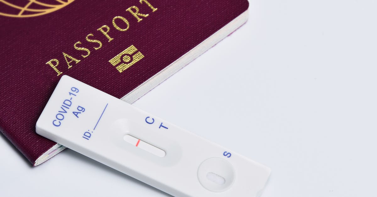 Can you throw away electronics within a foreign country as a tourist? [closed] - COVID-19 virus disease rapid testing, Coronavirus crisis, global pandemic outbreak, quick antigen test, airport security health and safety check concept, testing kit on a red passport	