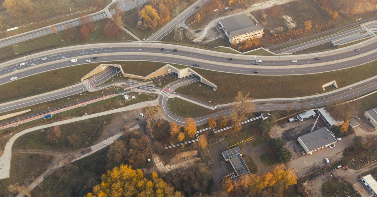 Can you walk from Lithuania to Poland through Russia (Kaliningrad Oblast)? - Aerial View Of Flyover And Highways Can you walk from Lithuania to Poland through Russia (Kaliningrad Oblast)? - Aerial View Of Flyover And Highways