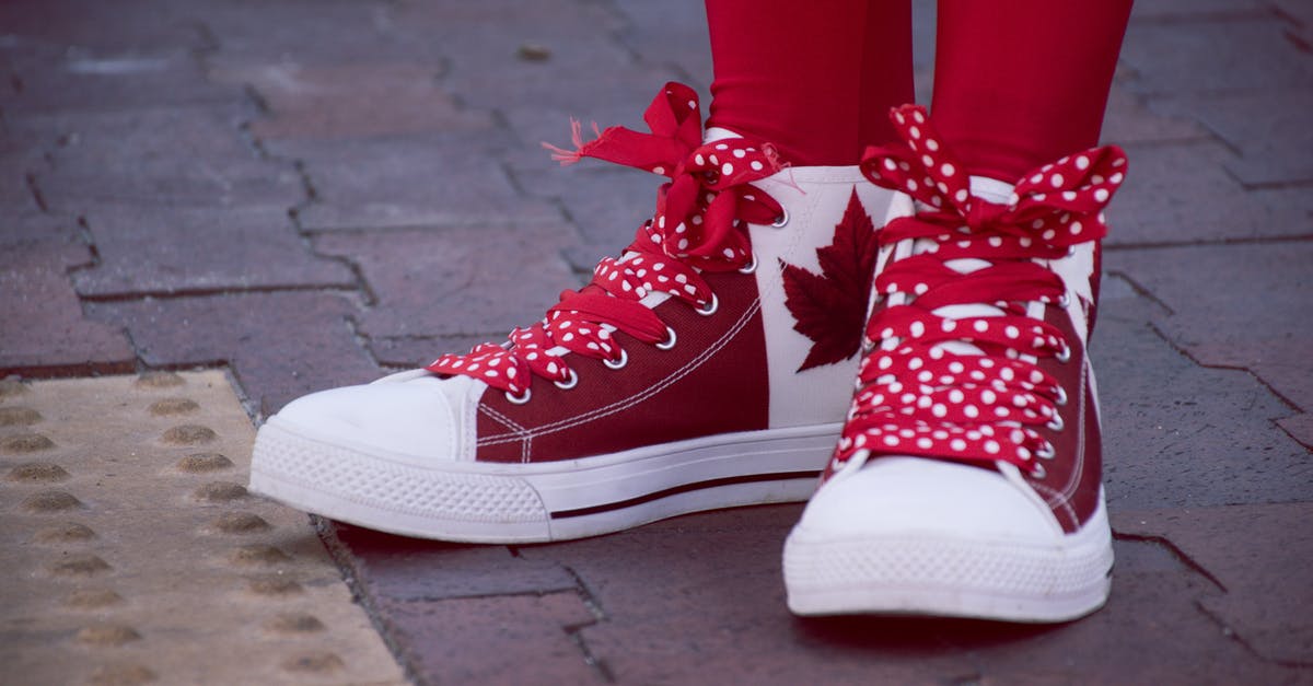 Canada visit visa for 15 days how much bank balance required [closed] - Closeup Photo of Person Wearing White-and-red Maple Leaf-printed Lace-up Sneakers