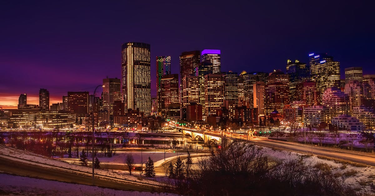 Canada Visitor Visa - VAC fees - Morning Dawn Over An Illuminated Calgary Canada Visitor Visa - VAC fees - Morning Dawn Over An Illuminated Calgary