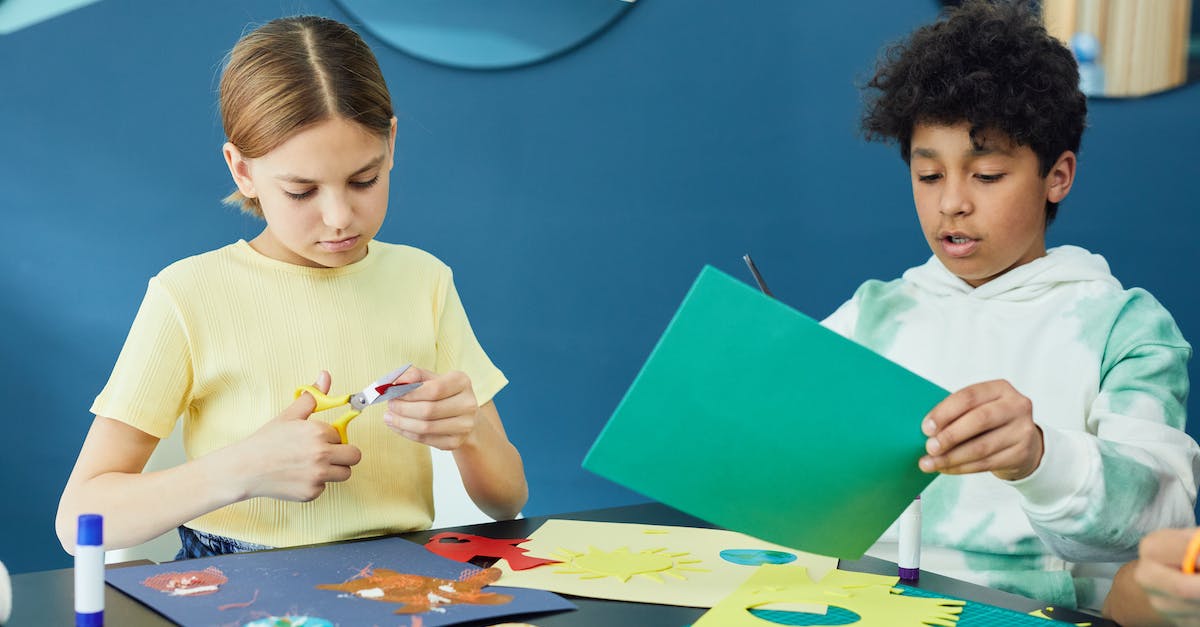 Carry on crafting projects - Children Doing an Art Project Carry on crafting projects - Children Doing an Art Project