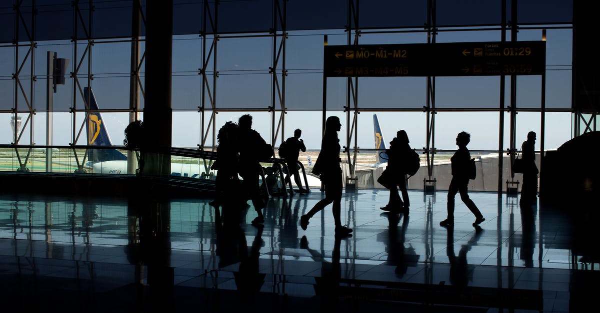 Carrying hard drives in checked in luggage - Silhouette of People at the Airport Carrying hard drives in checked in luggage - Silhouette of People at the Airport