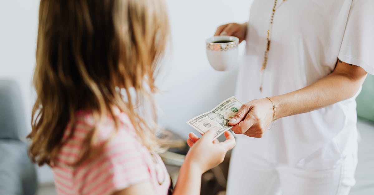 Cash allowance while transiting through Zurich - Mother Giving Her Daughter Her Allowance Cash allowance while transiting through Zurich - Mother Giving Her Daughter Her Allowance