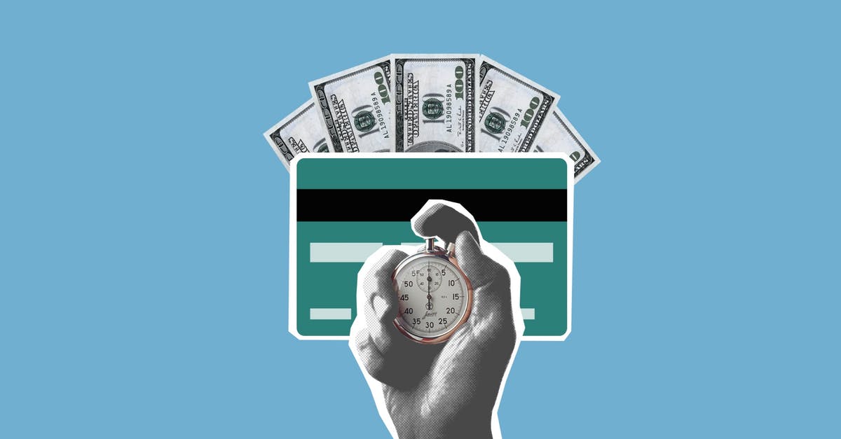Catacombs of Paris - How to buy ahead of time and discounts - Cut out paper composition of stopwatch in hand of man waiting for money credited to credit card on blue background Catacombs of Paris - How to buy ahead of time and discounts - Cut out paper composition of stopwatch in hand of man waiting for money credited to credit card on blue background