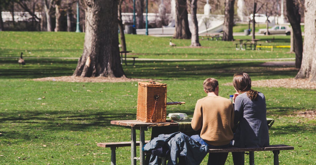 Cheapest place to park for two weeks while working in Boston? - Man and Woman Sitting on Brown Wooden Picnic Table Cheapest place to park for two weeks while working in Boston? - Man and Woman Sitting on Brown Wooden Picnic Table