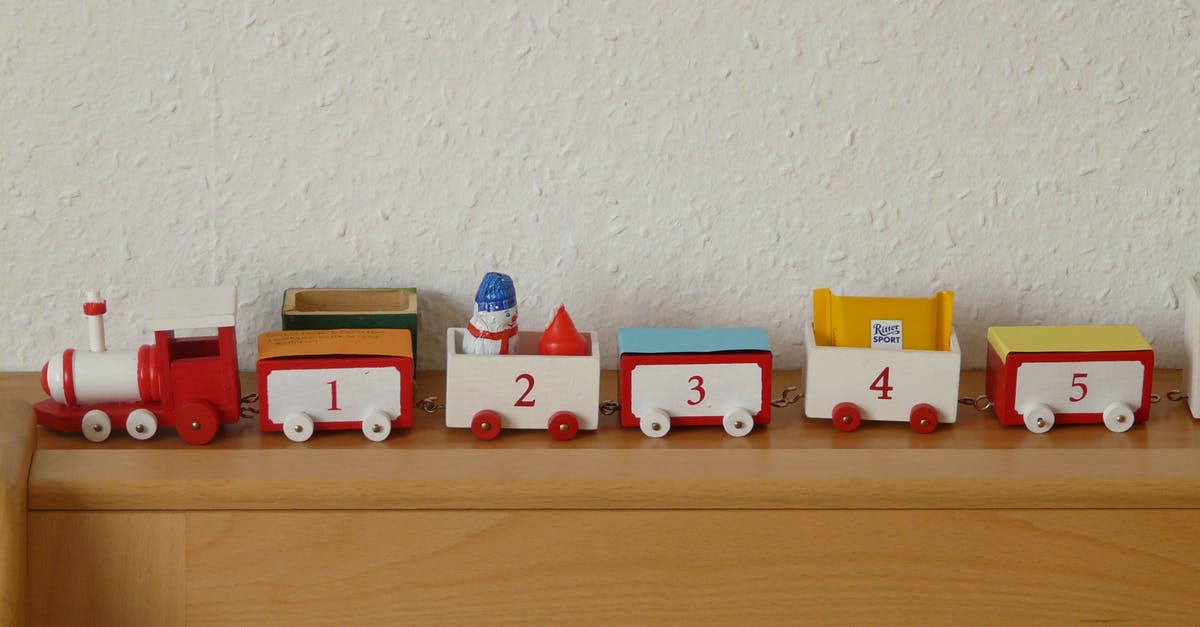 Children joining train later UK - Plastic Toy Train on Wooden Rack Children joining train later UK - Plastic Toy Train on Wooden Rack