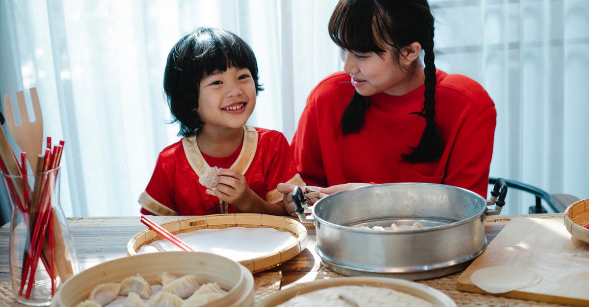 Chinese visiting England, have Schengen visa - Siblings Learning How to Make Dumplings Chinese visiting England, have Schengen visa - Siblings Learning How to Make Dumplings