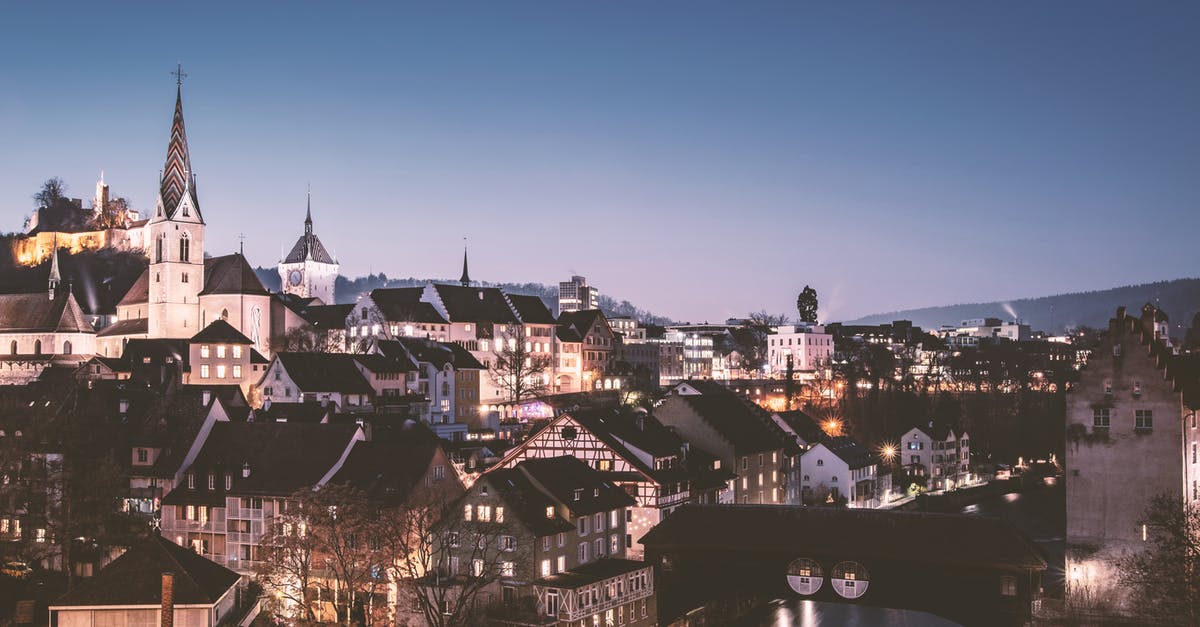 Christmas Market, Baden Baden, Germany - Aerial Photography of City With River Christmas Market, Baden Baden, Germany - Aerial Photography of City With River