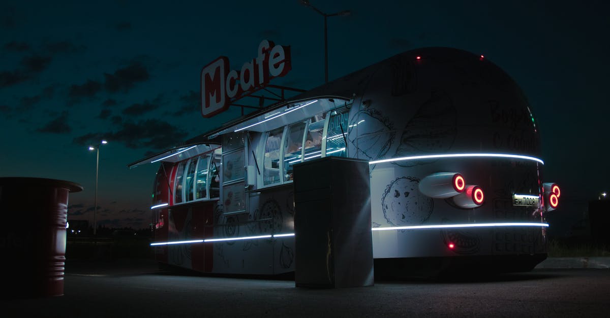 Circumnavigating North America in an Electric Car - where to buy? [closed] - Food truck with shiny headlights parked on street