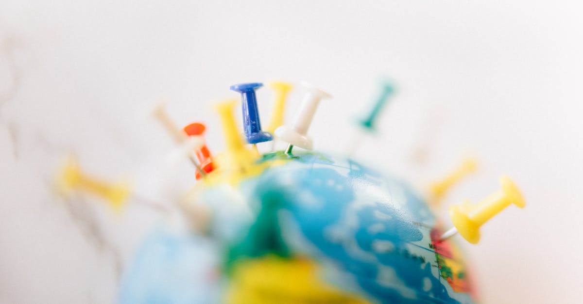 Clean/bright clothing in third world countries - A Globe with Push Pins Clean/bright clothing in third world countries - A Globe with Push Pins