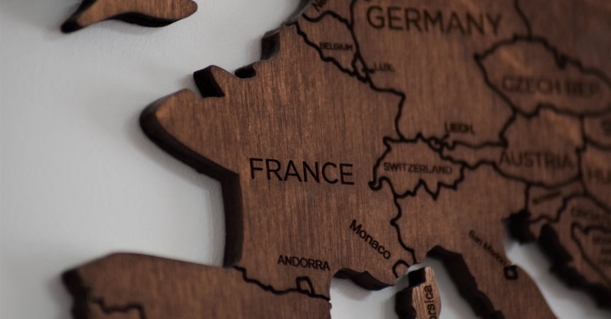 Coming back in Reunion (French but not Schengen) and Germany (Schengen) - Close-Up Photo of Wooden Jigsaw Map Coming back in Reunion (French but not Schengen) and Germany (Schengen) - Close-Up Photo of Wooden Jigsaw Map