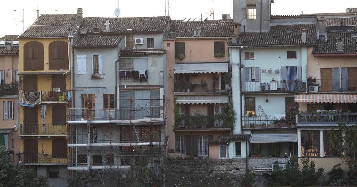 Consecutive Schengen area visas from different countries? - Exterior of attached old residential buildings Consecutive Schengen area visas from different countries? - Exterior of attached old residential buildings
