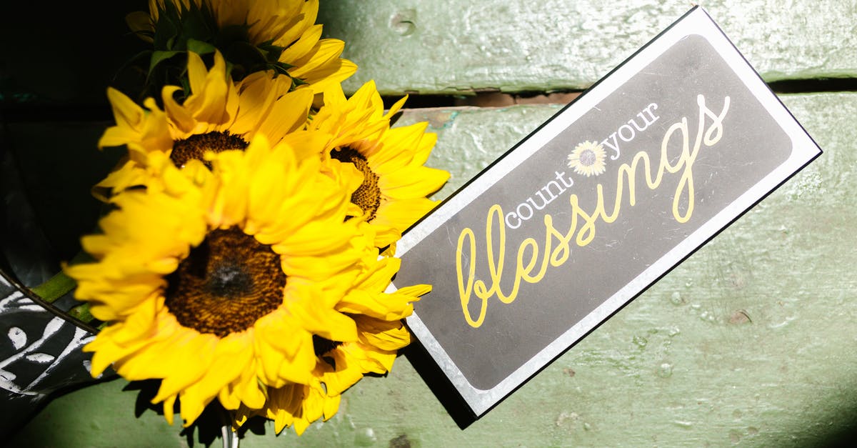 Consular Processing for Green Card [closed] - Yellow Sunflower on Black and White Welcome Signage