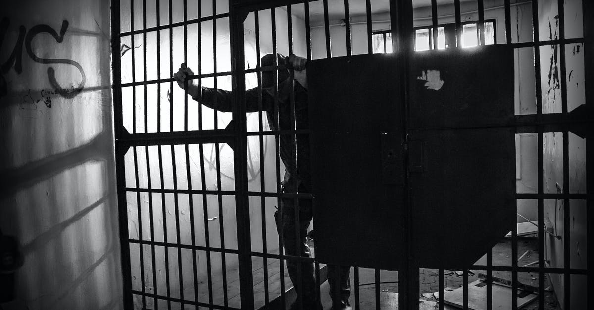 Criminal conviction after B1/B2 visa - Grayscale Photo of a Prisoner Inside the Jail Criminal conviction after B1/B2 visa - Grayscale Photo of a Prisoner Inside the Jail