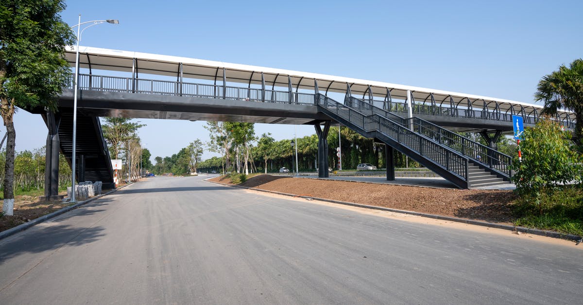 Crossing the Amazon, route 319 - Raised pedestrian crossing over asphalt road in suburb Crossing the Amazon, route 319 - Raised pedestrian crossing over asphalt road in suburb