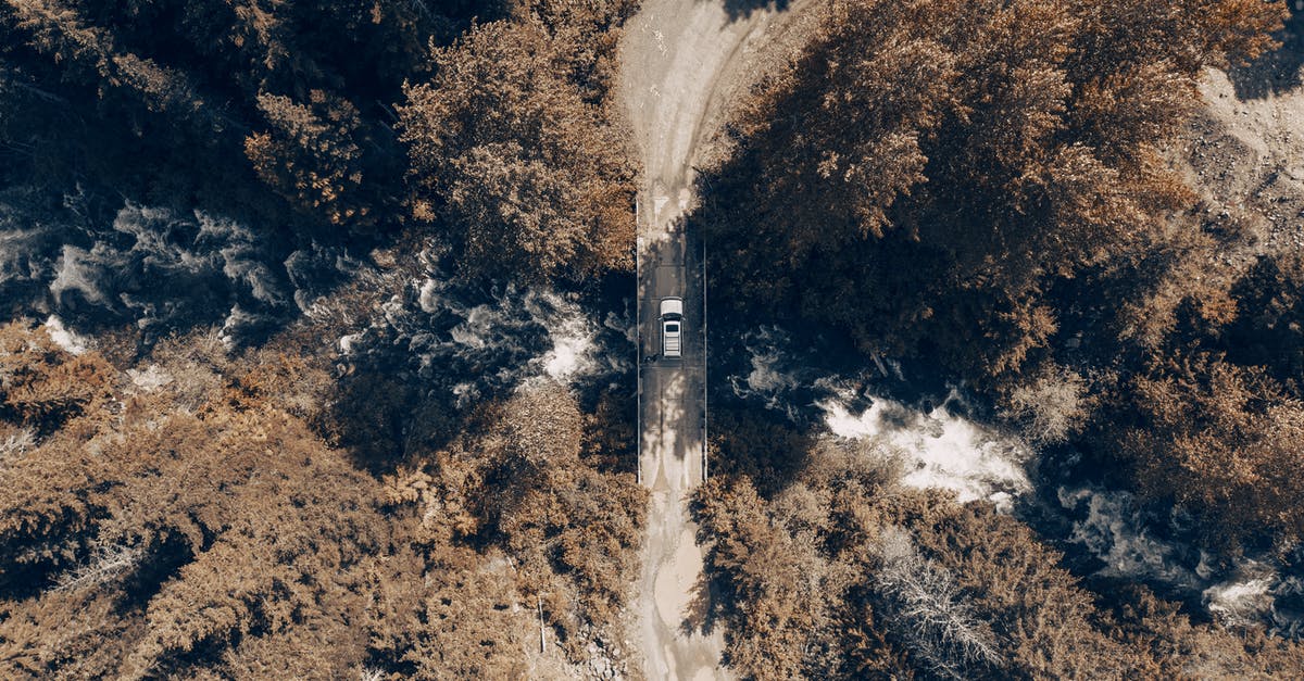 Crossing the Canada-US border by car - documents needed and filling in I-94W - A Car Crossing a Bridge Crossing the Canada-US border by car - documents needed and filling in I-94W - A Car Crossing a Bridge