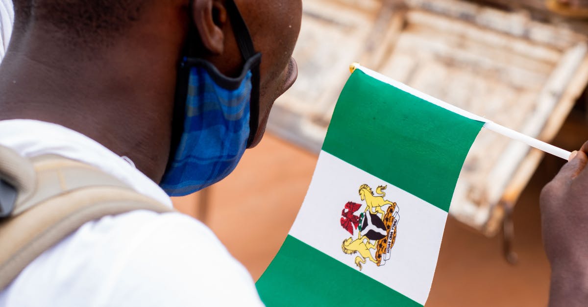 Customs flag on passport [closed] - Man in White Long Sleeve Shirt Wearing Blue Goggles Holding Green Flag