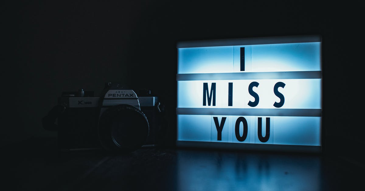 Did I miss something? - A Camera Beside the Backlit Text Board Did I miss something? - A Camera Beside the Backlit Text Board