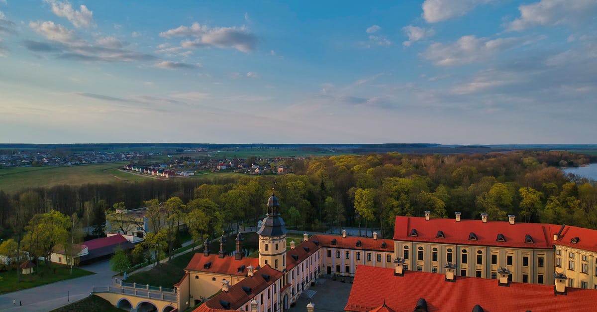 Difficulties during trip from Poland to Russia via Belarus - Ancient castle located in peaceful town Difficulties during trip from Poland to Russia via Belarus - Ancient castle located in peaceful town